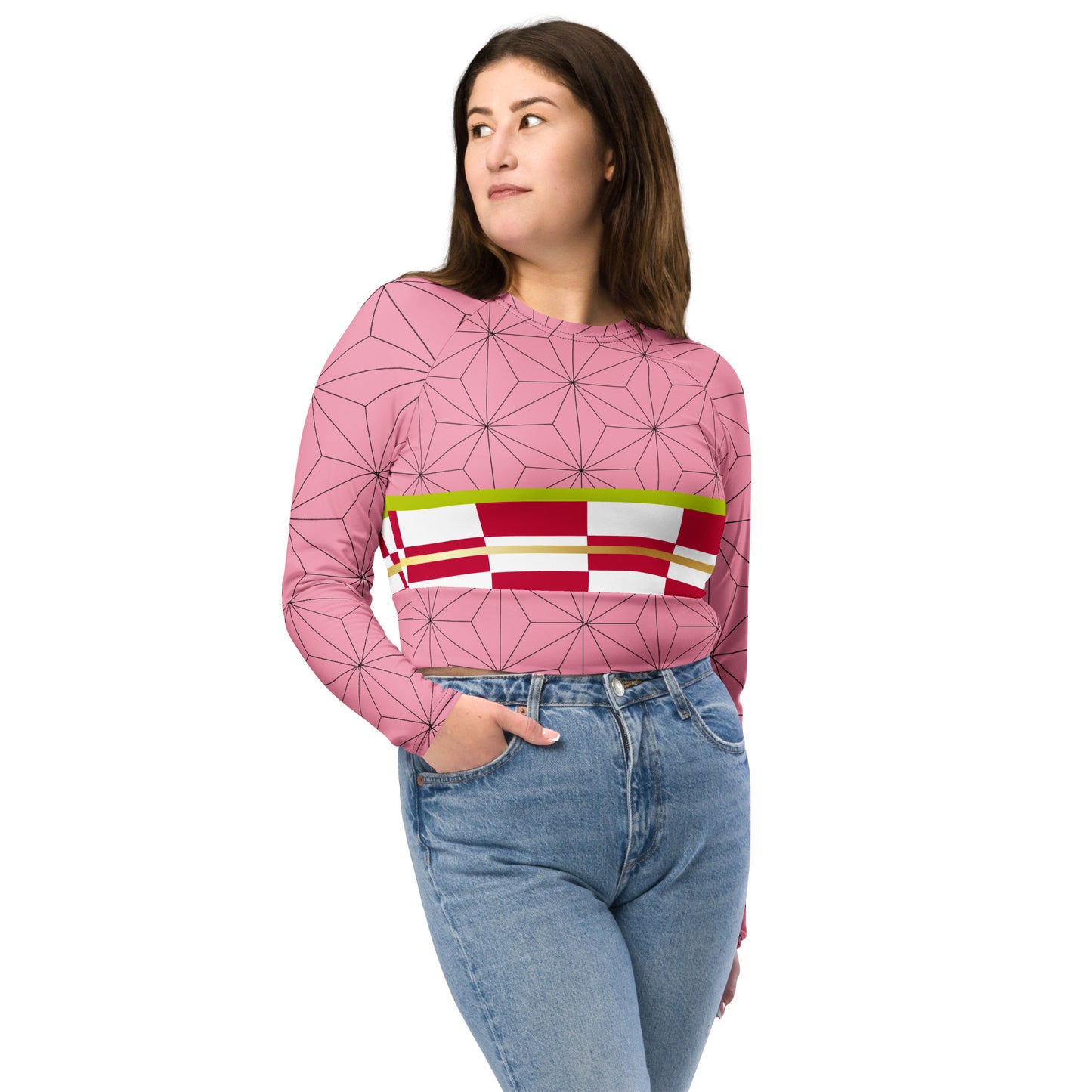 DEMON SLAYER: NEZUKO long-sleeve crop top