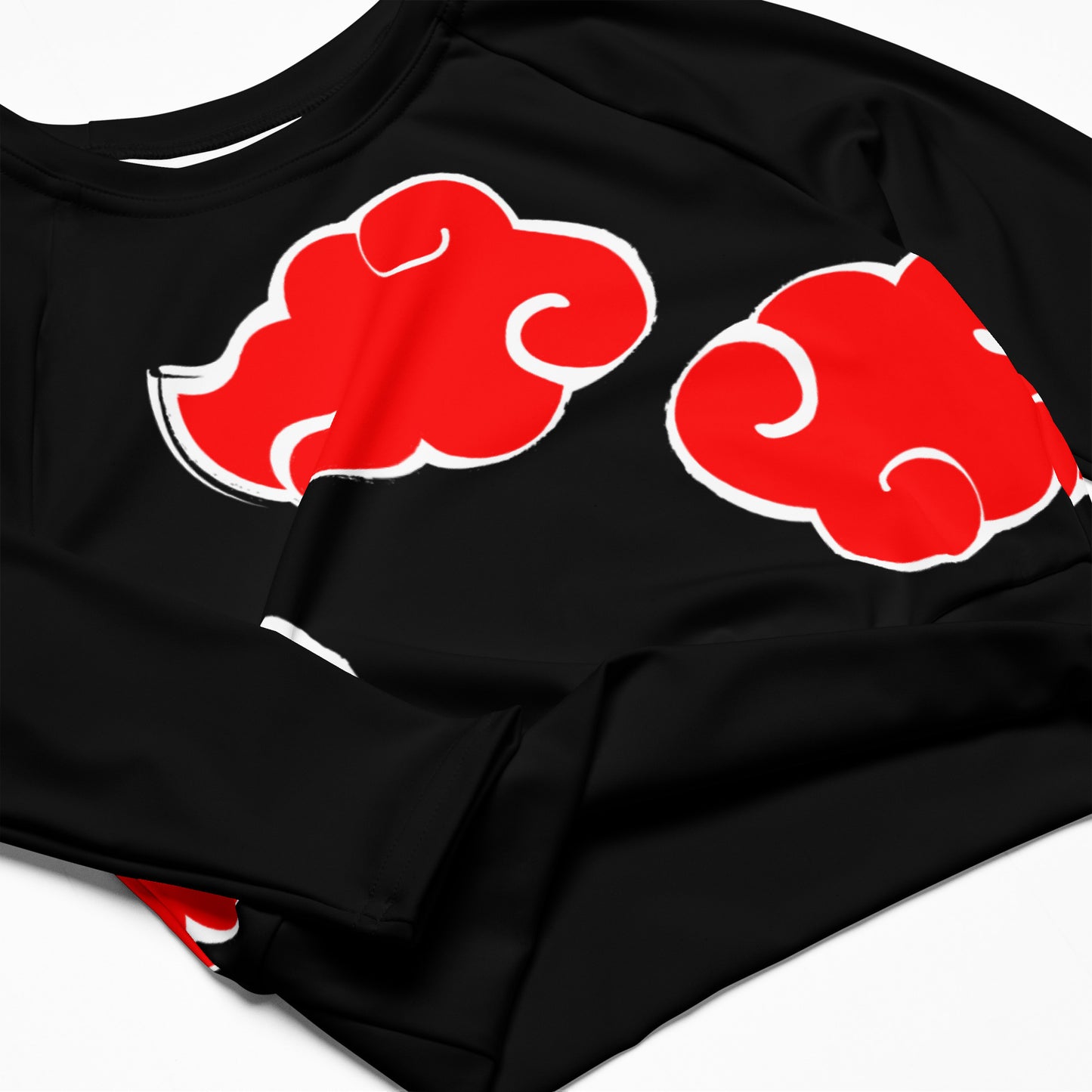 NARUTO: AKATSUKI long-sleeve crop top