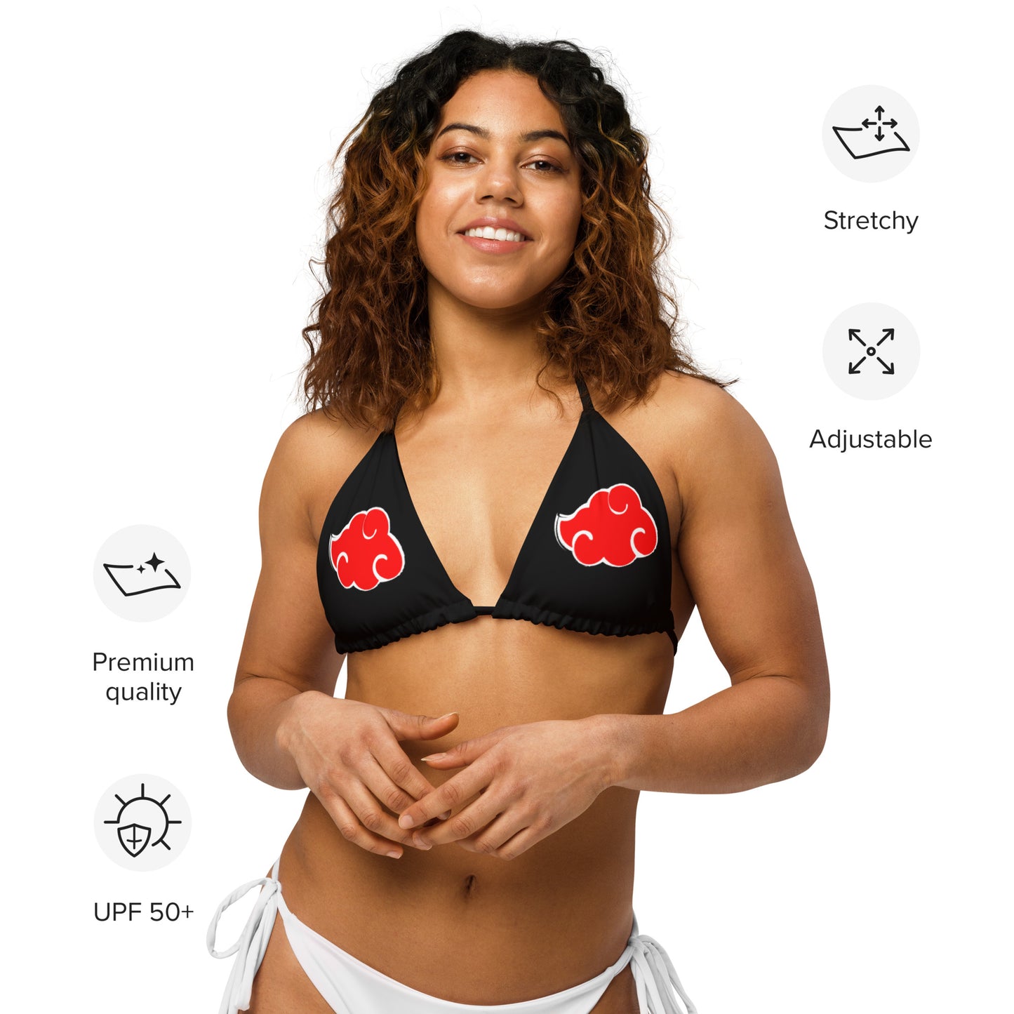 NARUTO: AKATSUKI string bikini top