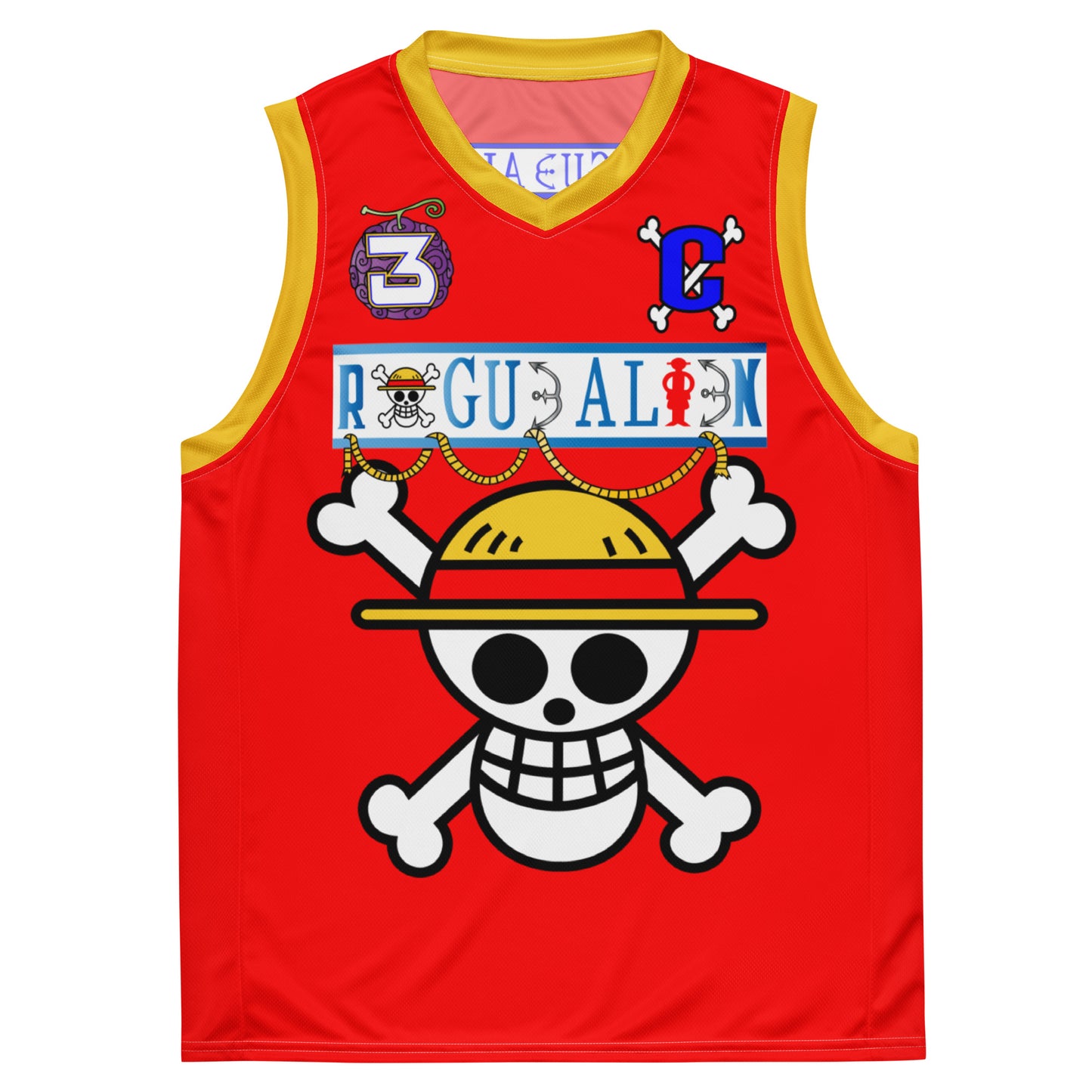 0NE PIECE: LUFFY unisex basketball jersey