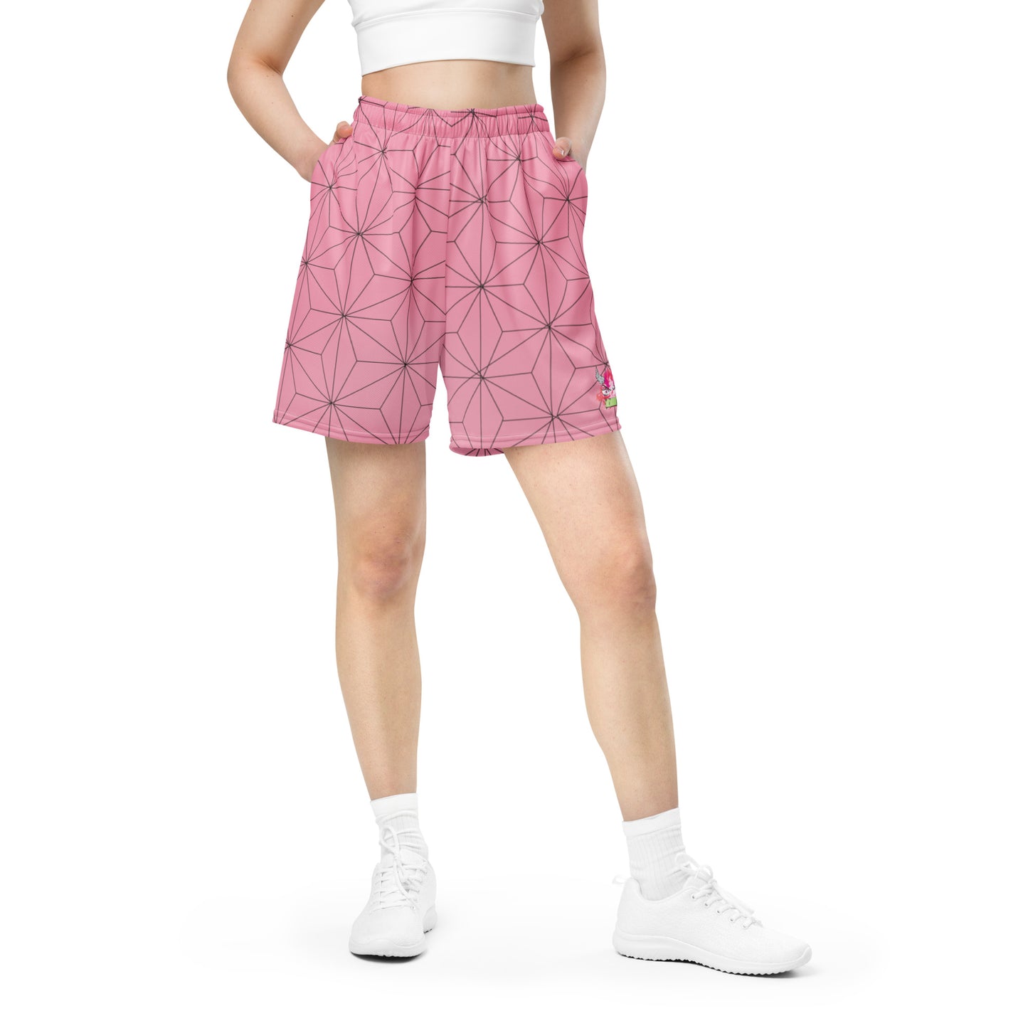 DEMON SLAYER: NEZUKO Unisex mesh shorts