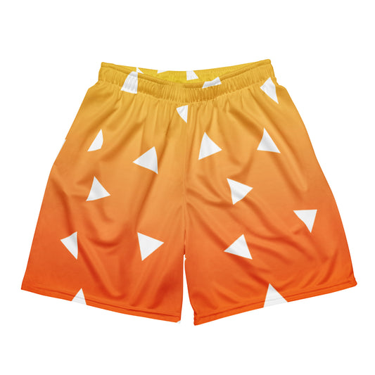 DEMON SLAYER: ZENITSU Unisex mesh shorts