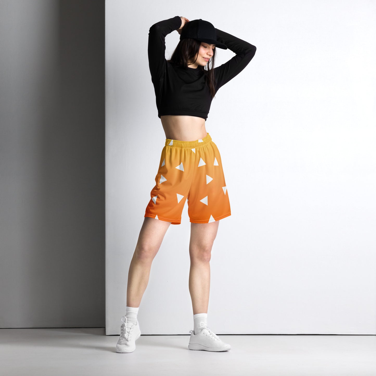 DEMON SLAYER: ZENITSU Unisex mesh shorts