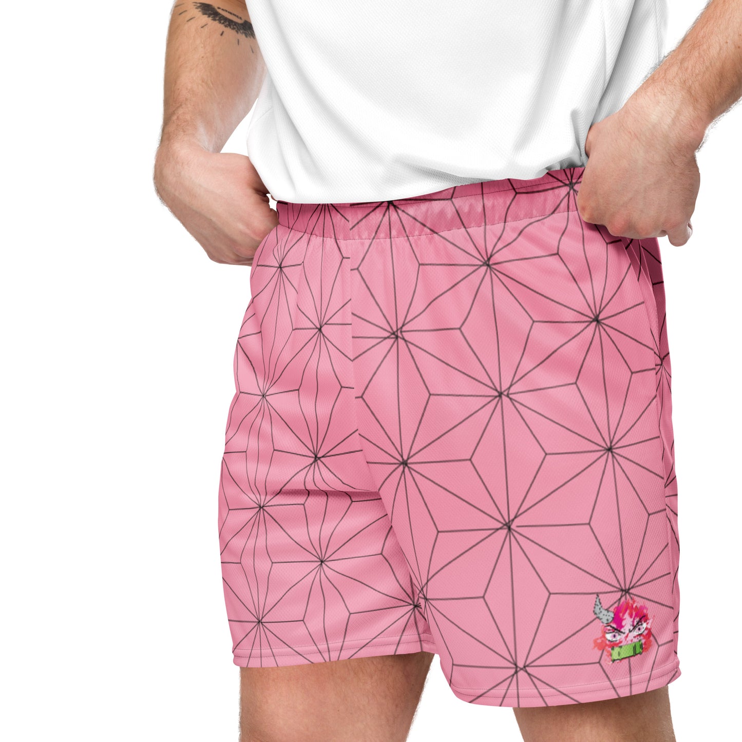 DEMON SLAYER: NEZUKO Unisex mesh shorts