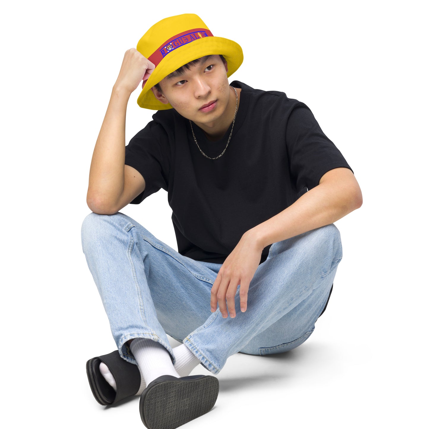 ONE PIECE: LUFFY STRAW HAT Reversible bucket hat