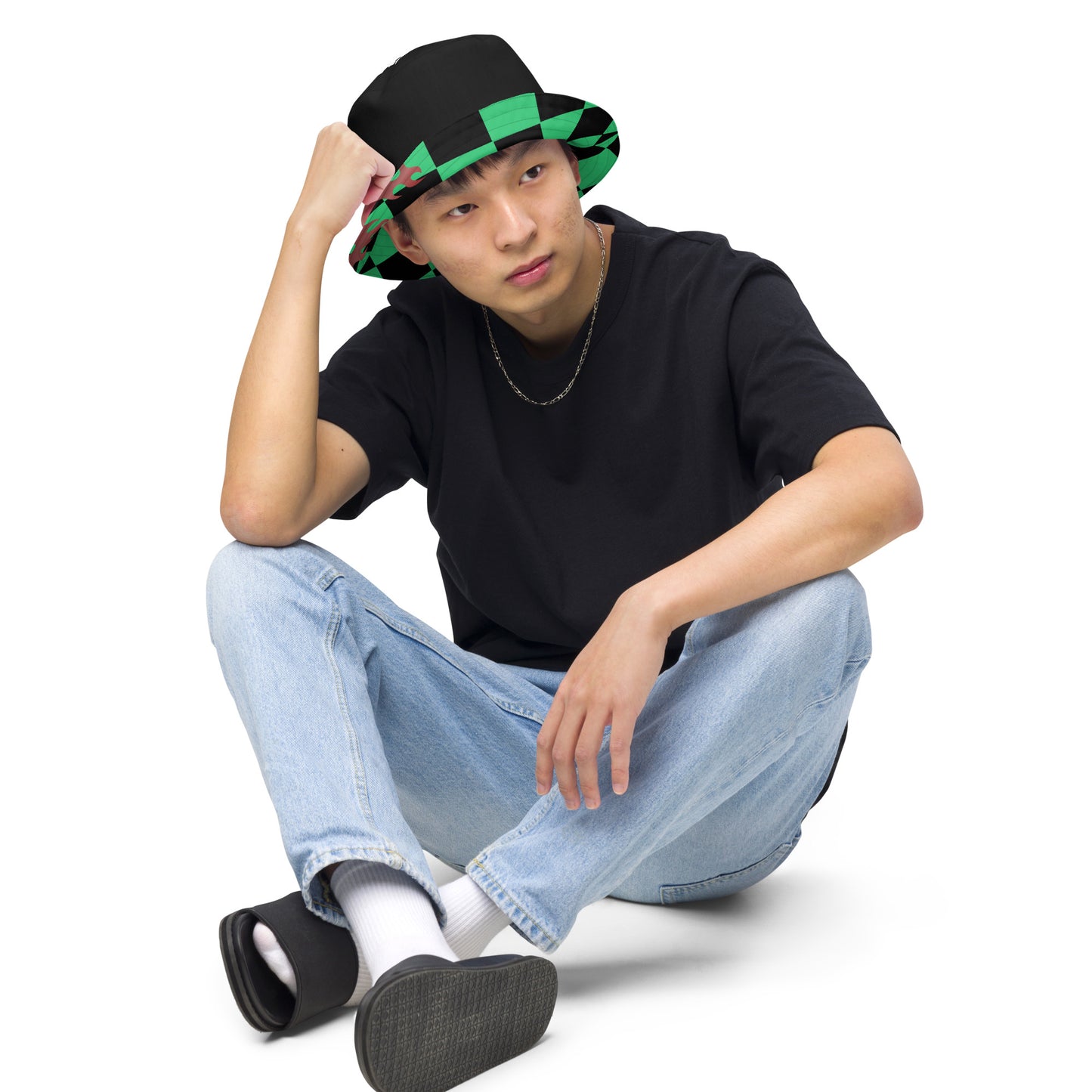 DEMON SLAYER: TANJIRO Reversible bucket hat