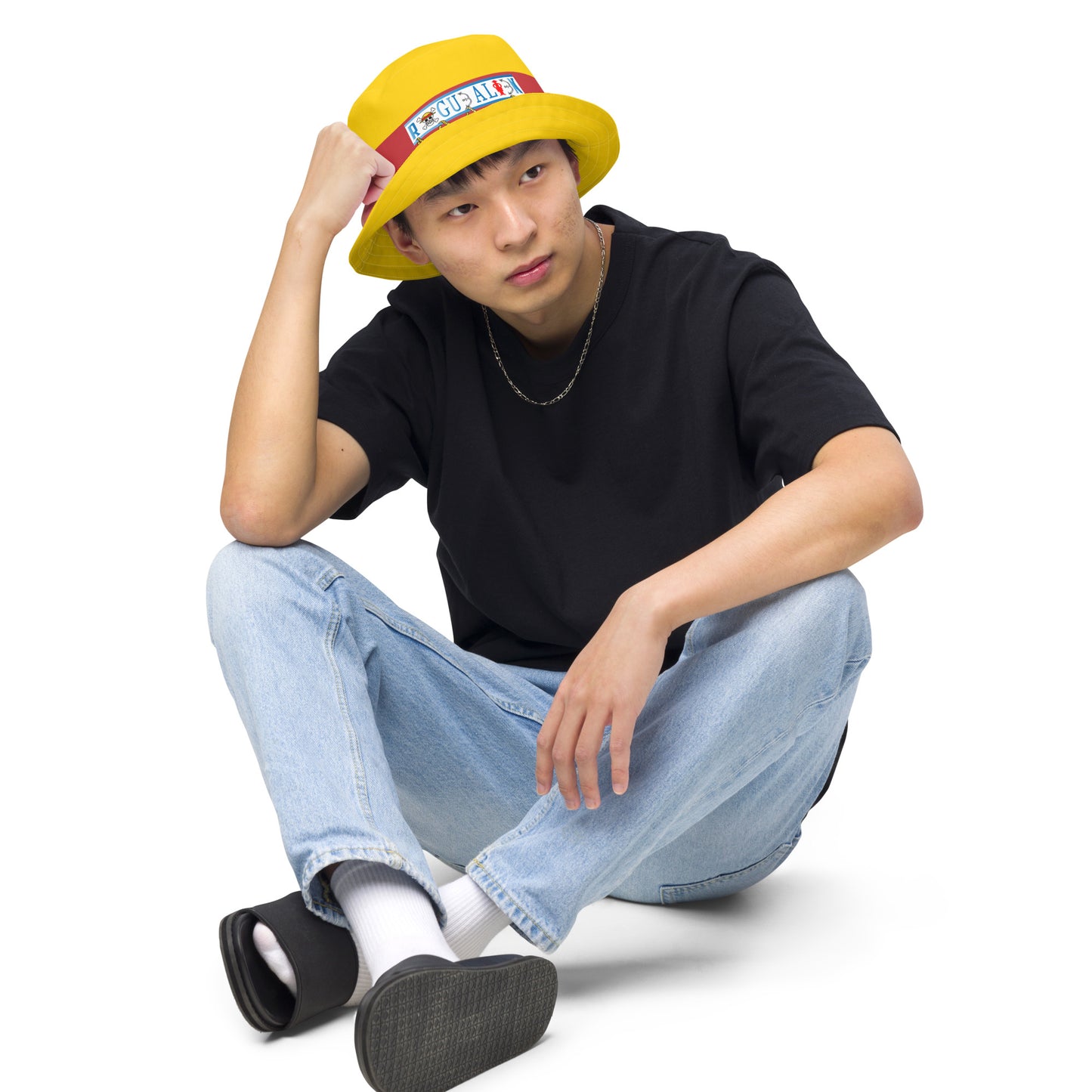 ONE PIECE: LUFFY STRAW HAT Reversible bucket hat