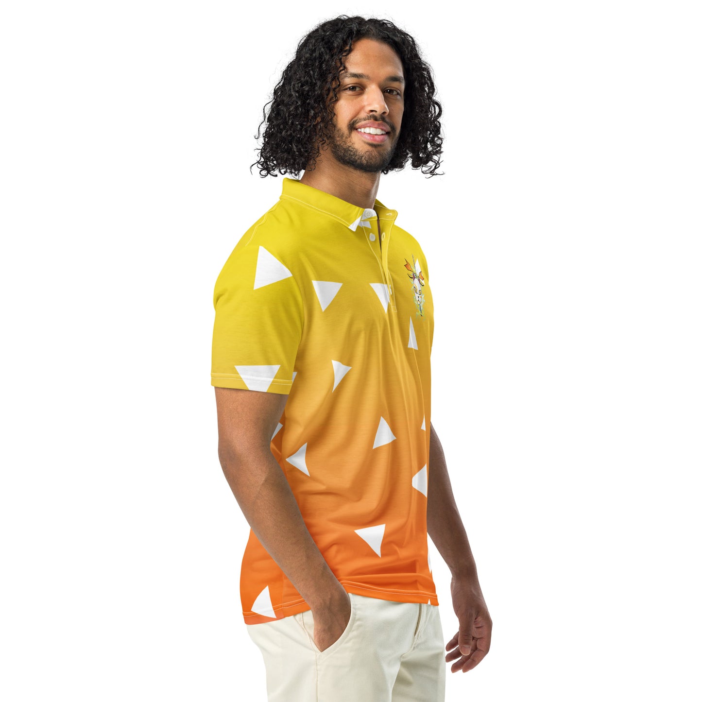 DEMON SLAYER: ZENITSU slim fit polo