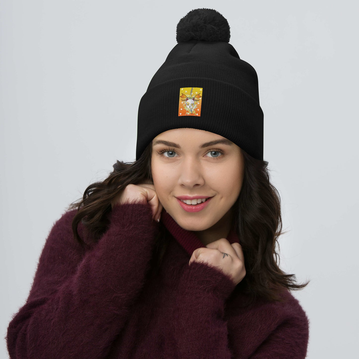 DEMON SLAYER: ZENITSU Pom-Pom Beanie