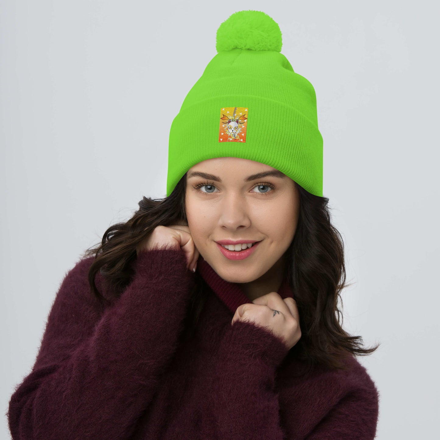 DEMON SLAYER: ZENITSU Pom-Pom Beanie