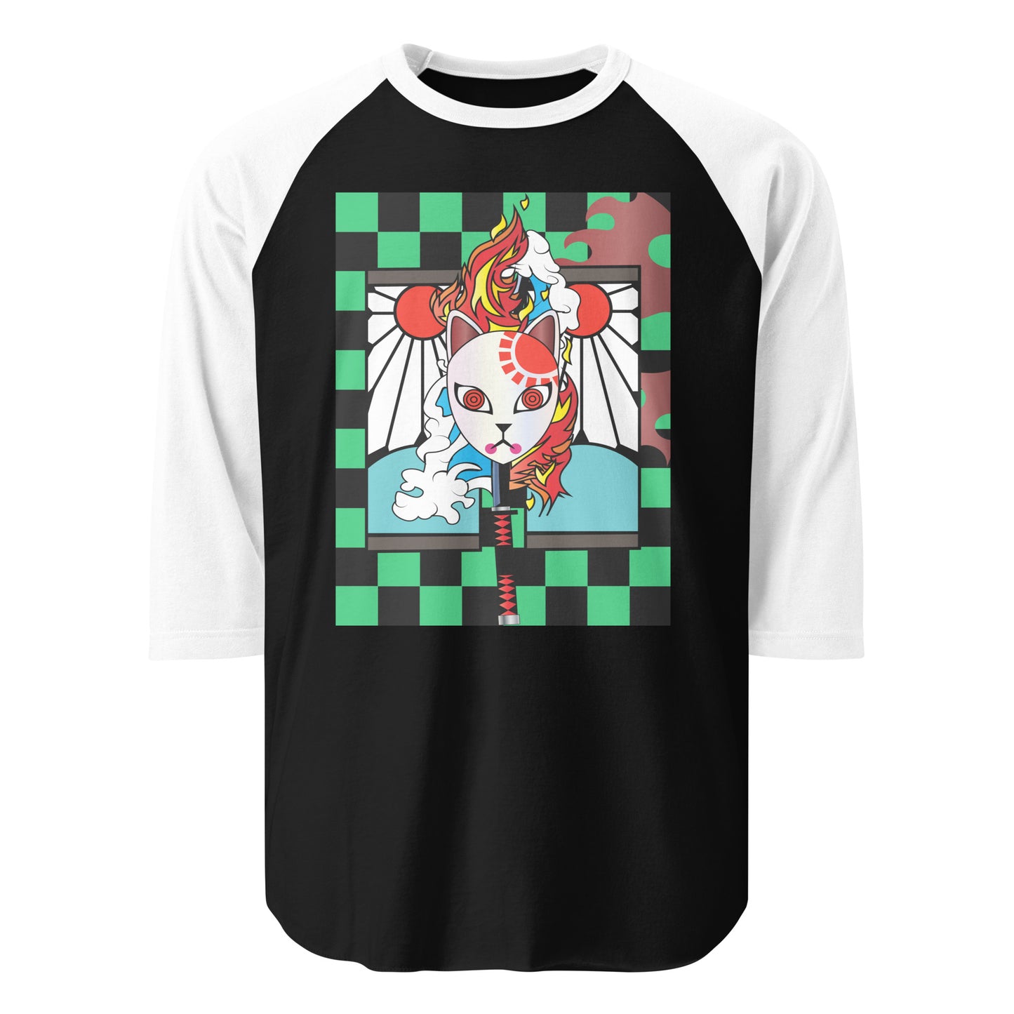 DEMON SLAYER: TANJIRO 3/4 sleeve raglan shirt