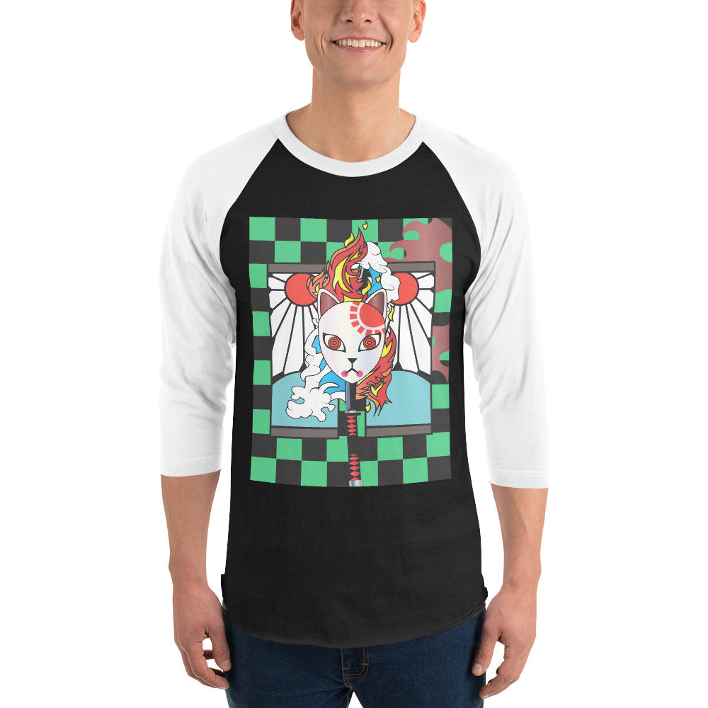 DEMON SLAYER: TANJIRO 3/4 sleeve raglan shirt