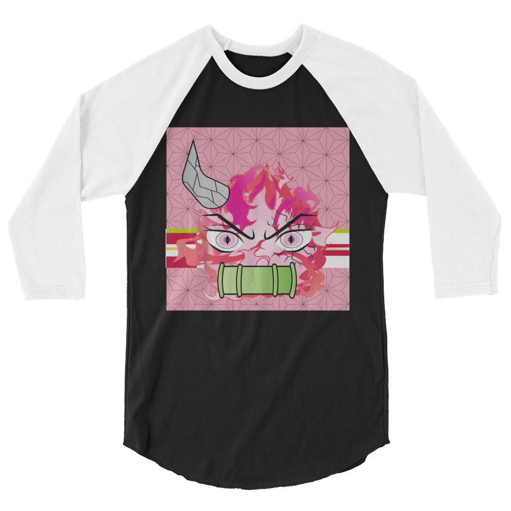 DEMON SLAYER: NEZUKO 3/4 sleeve raglan shirt