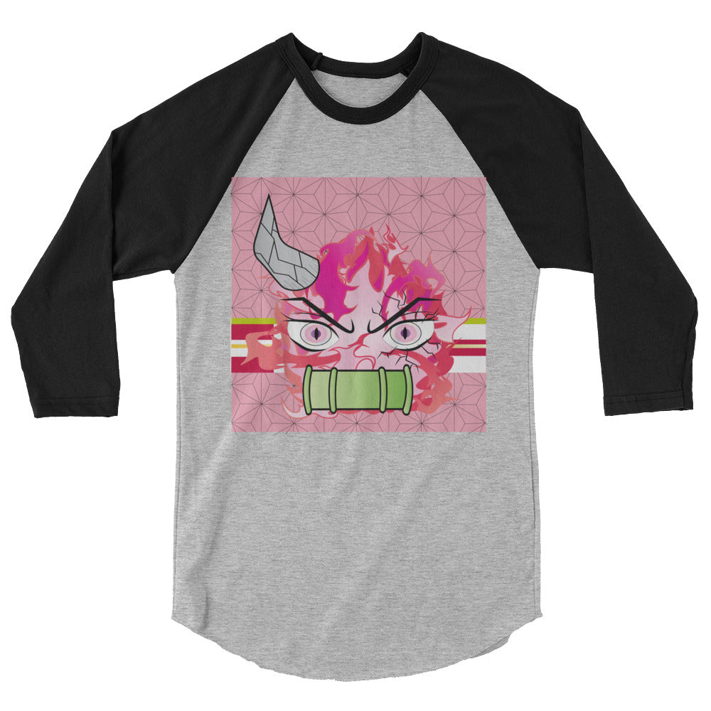 DEMON SLAYER: NEZUKO 3/4 sleeve raglan shirt