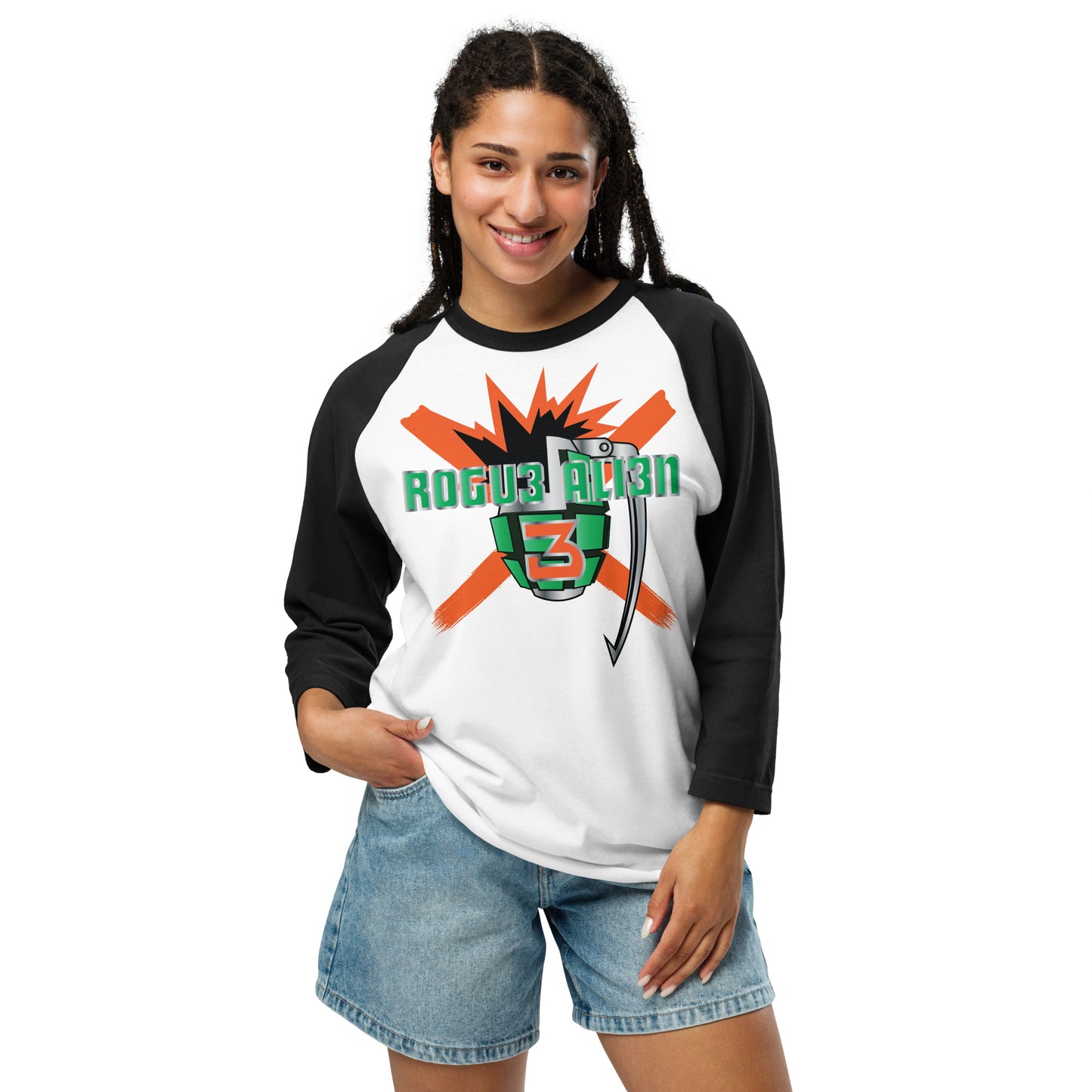 MY HERO ACADEMIA: BAKUGO 3/4 sleeve raglan shirt