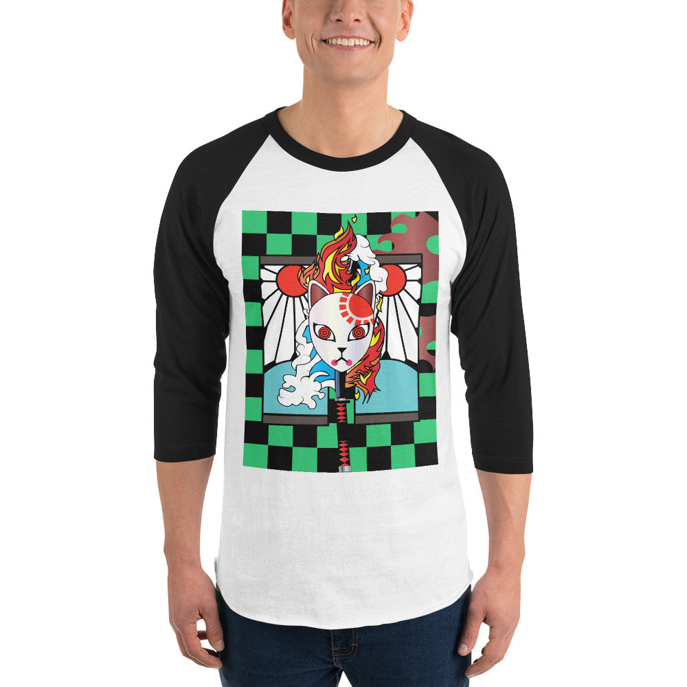 DEMON SLAYER: TANJIRO 3/4 sleeve raglan shirt