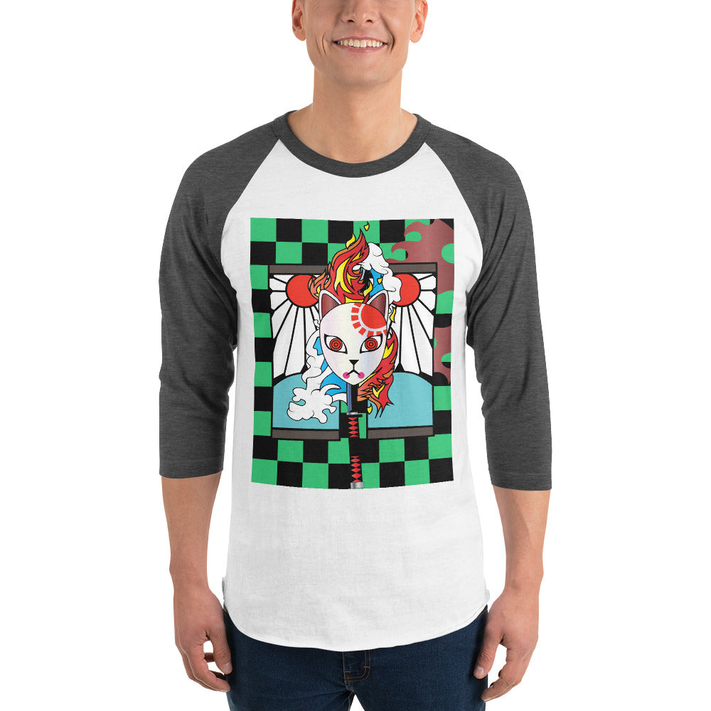 DEMON SLAYER: TANJIRO 3/4 sleeve raglan shirt