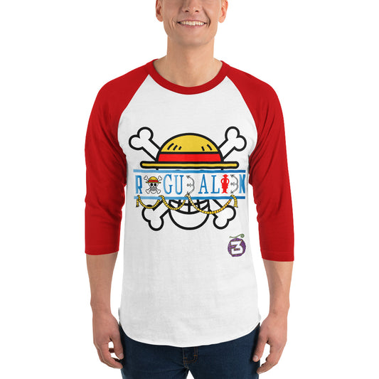 ONE PIECE: LUFFY 3/4 sleeve raglan shirt