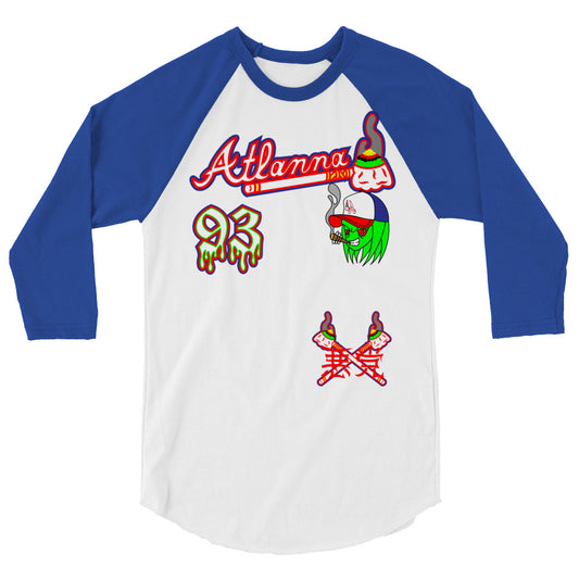 ROGU3 ALI3N: ATLANNA 3/4 sleeve raglan shirt