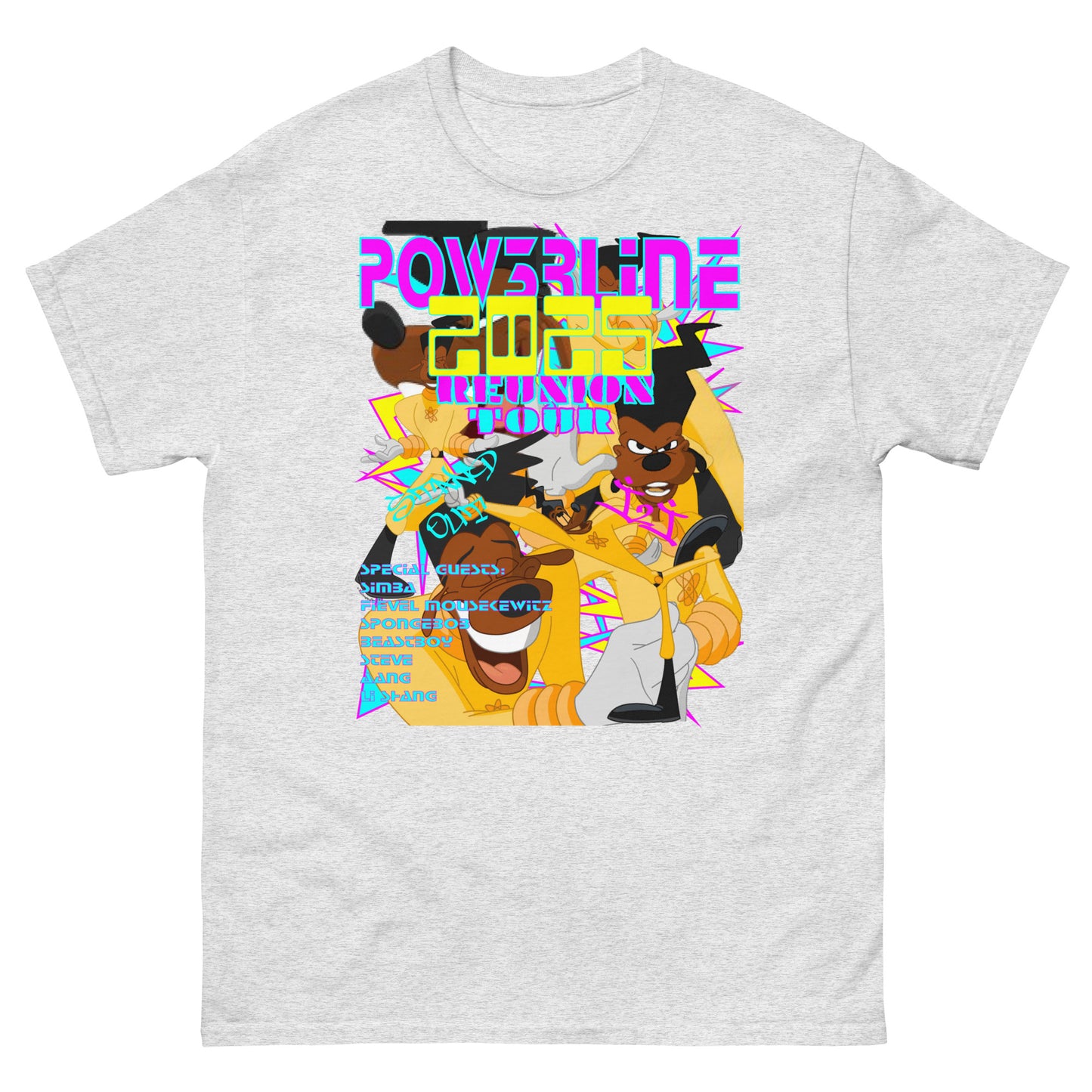 A GOOFY MOVIE 1990NOW!: POWER LINE2025 REUNION TOUR Unisex classic tee