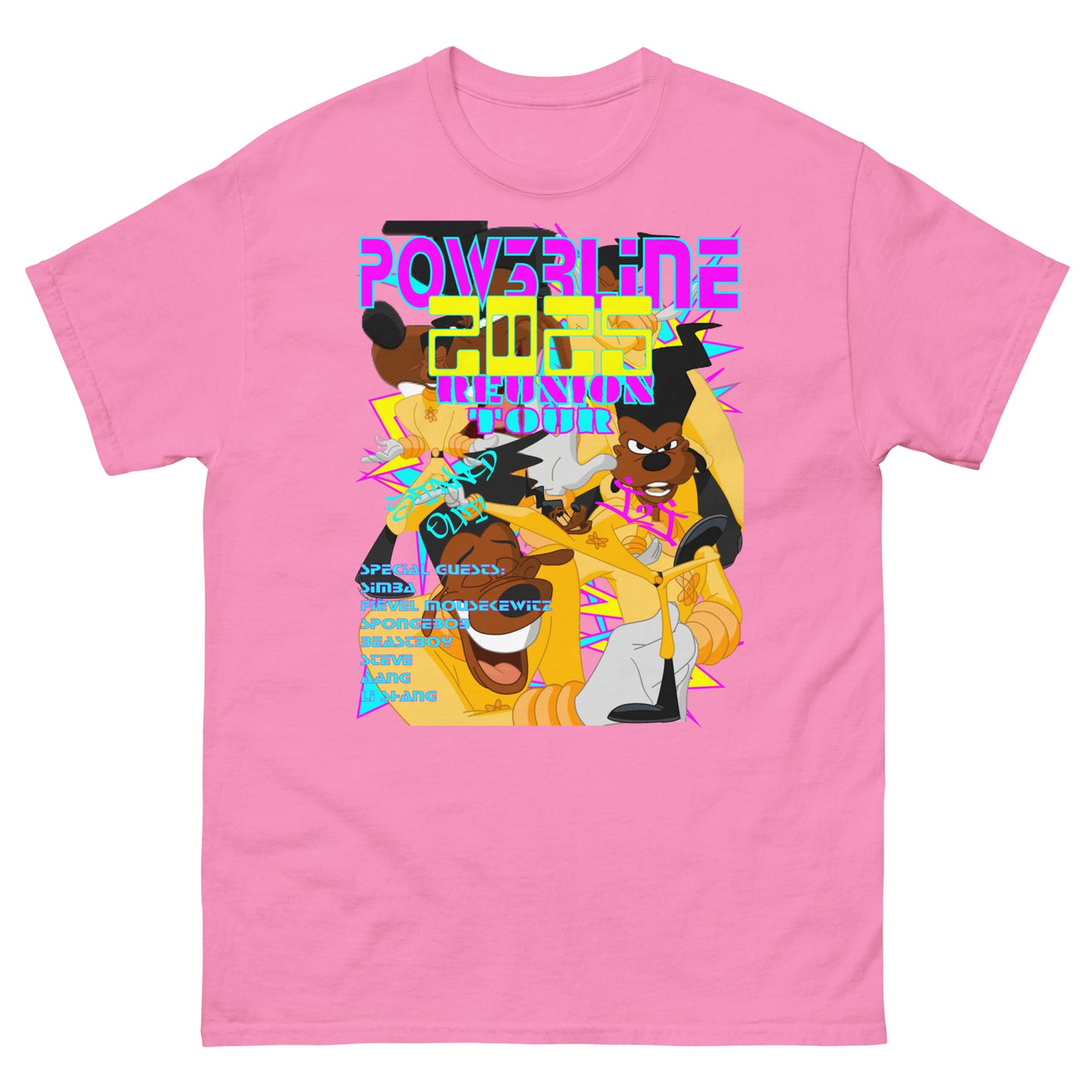 A GOOFY MOVIE 1990NOW!: POWER LINE2025 REUNION TOUR Unisex classic tee