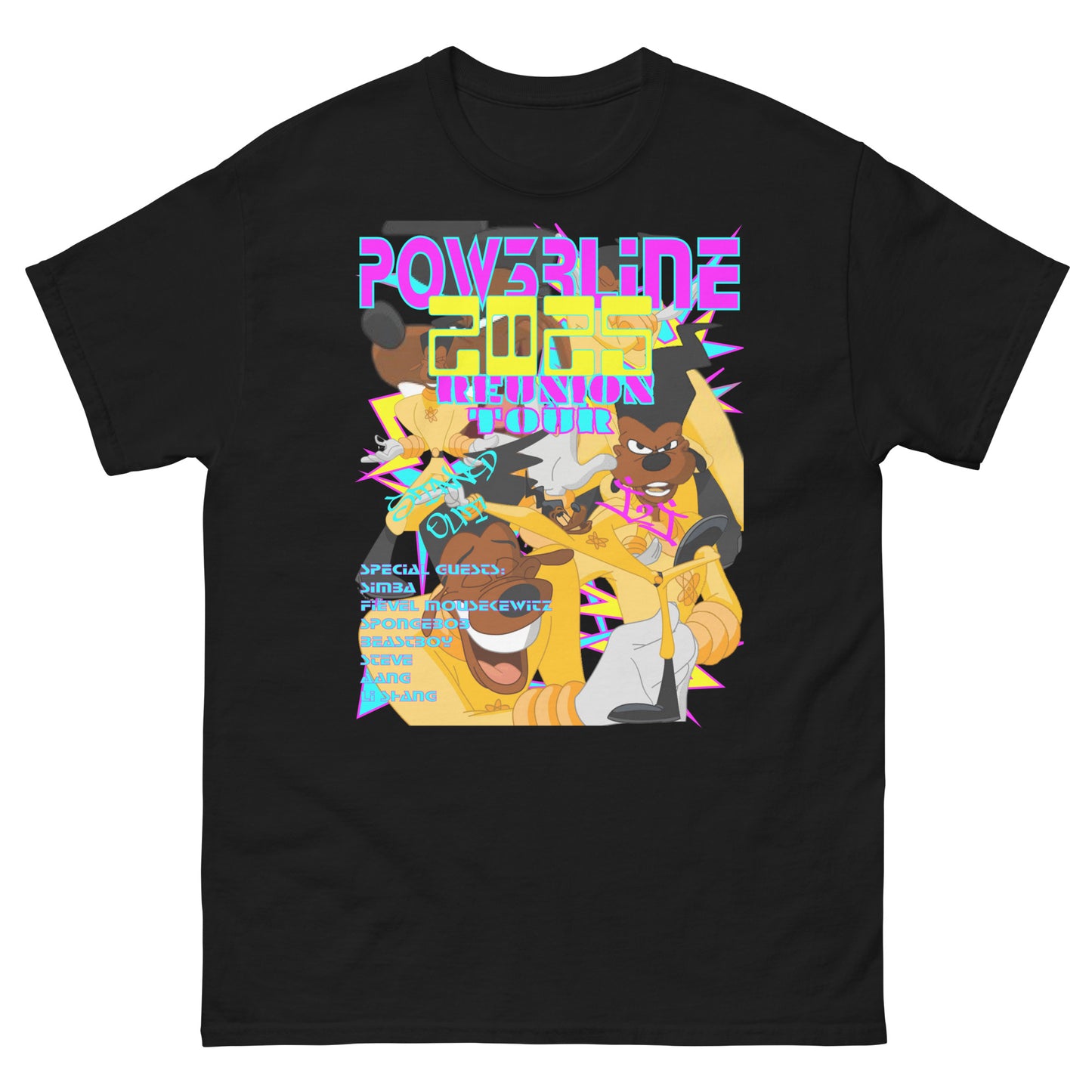 A GOOFY MOVIE 1990NOW!: POWER LINE2025 REUNION TOUR Unisex classic tee