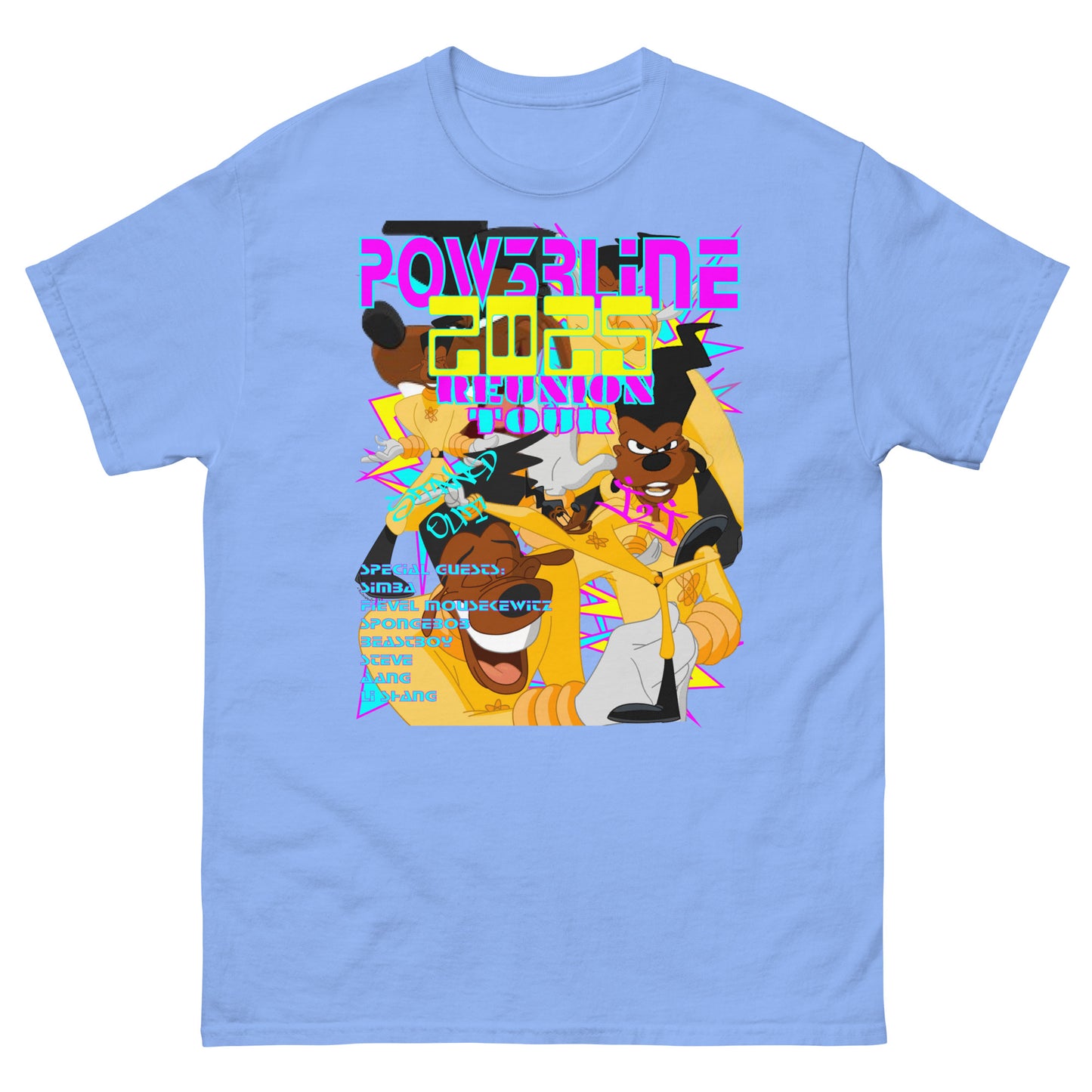 A GOOFY MOVIE 1990NOW!: POWER LINE2025 REUNION TOUR Unisex classic tee