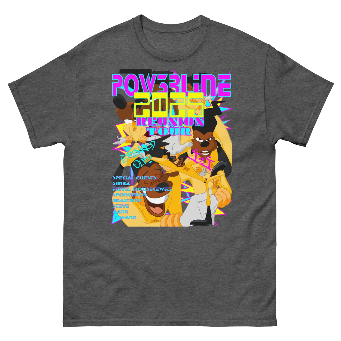 A GOOFY MOVIE 1990NOW!: POWER LINE2025 REUNION TOUR Unisex classic tee