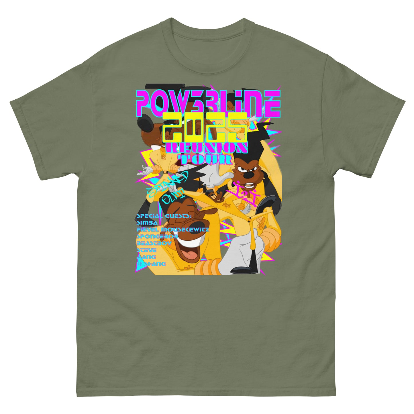 A GOOFY MOVIE 1990NOW!: POWER LINE2025 REUNION TOUR Unisex classic tee