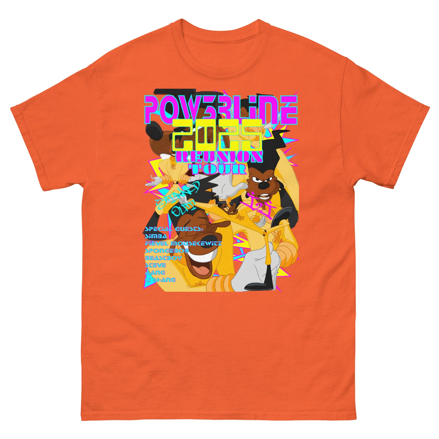 A GOOFY MOVIE 1990NOW!: POWER LINE2025 REUNION TOUR Unisex classic tee