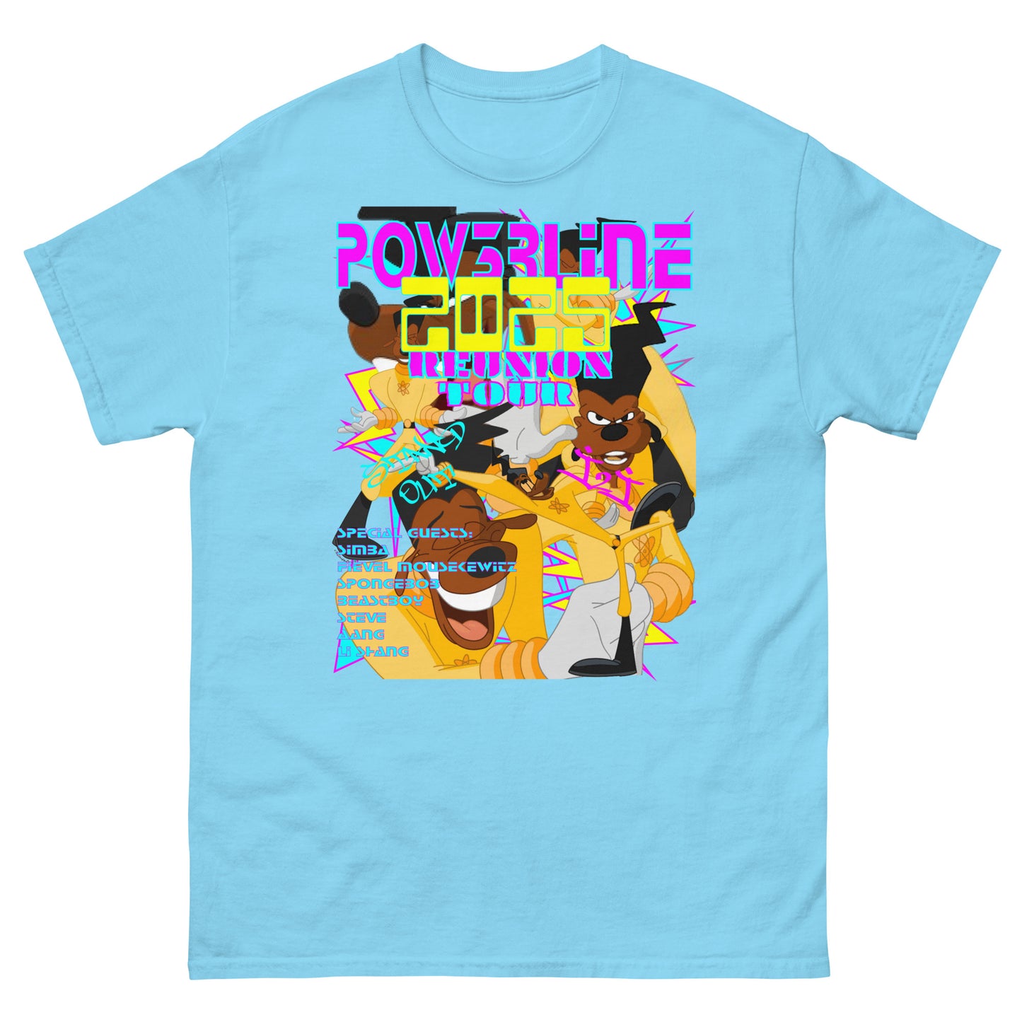 A GOOFY MOVIE 1990NOW!: POWER LINE2025 REUNION TOUR Unisex classic tee