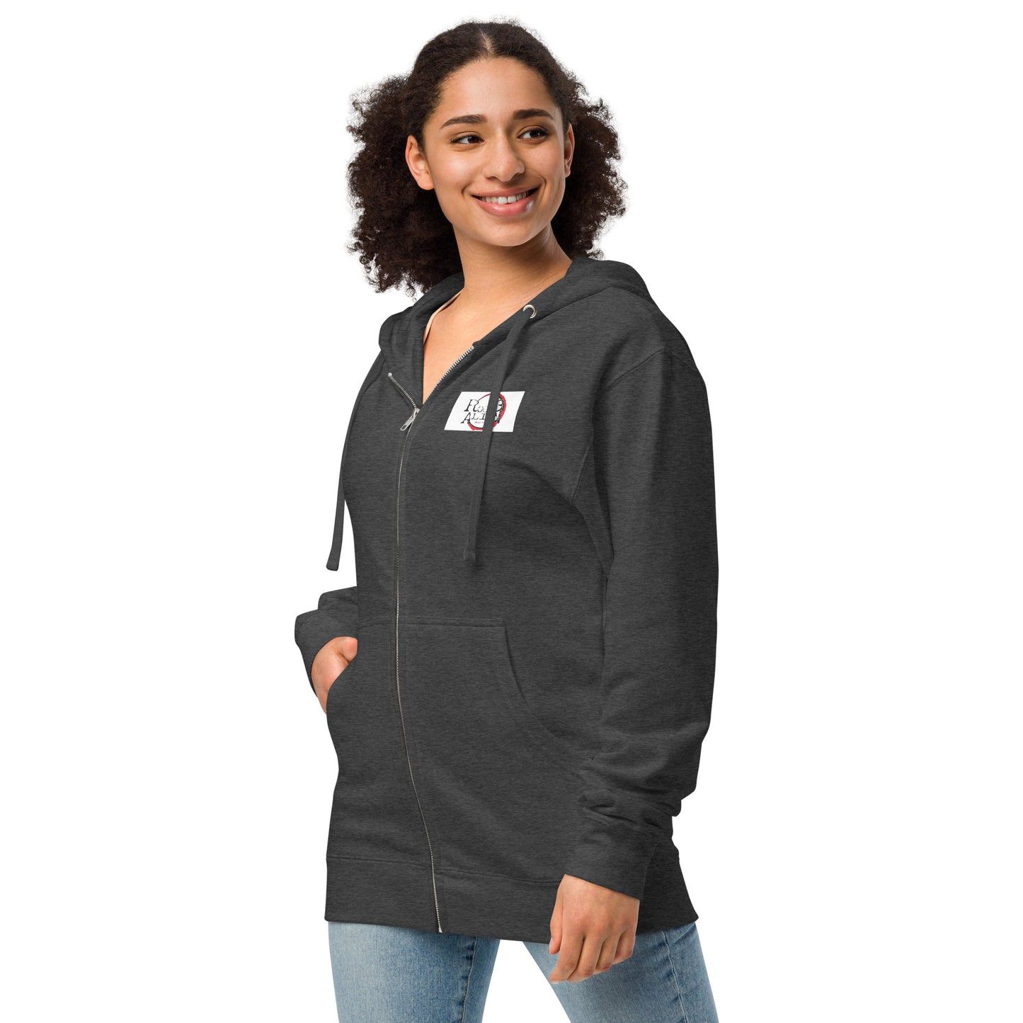 DEMON SLAYER: CORE Unisex fleece zip up hoodie