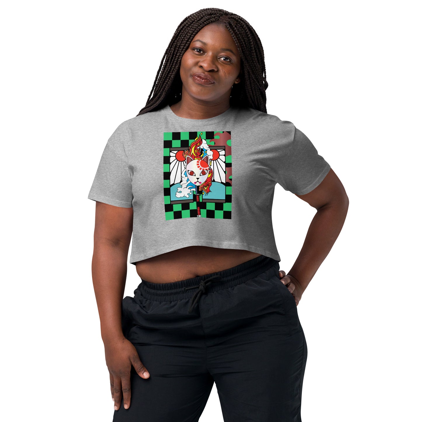 DEMON SLAYER: TAJIRO Women’s crop top