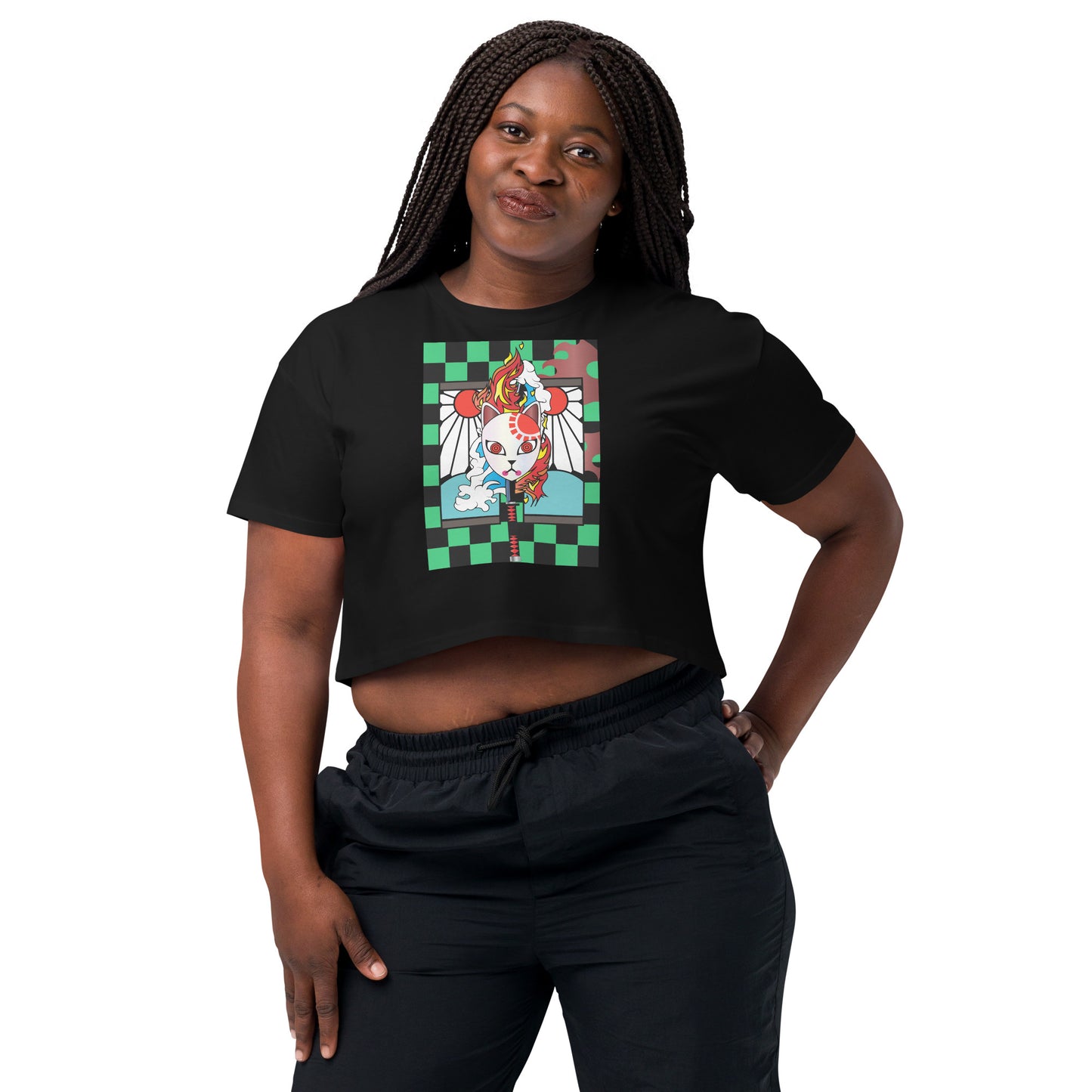 DEMON SLAYER: TAJIRO Women’s crop top