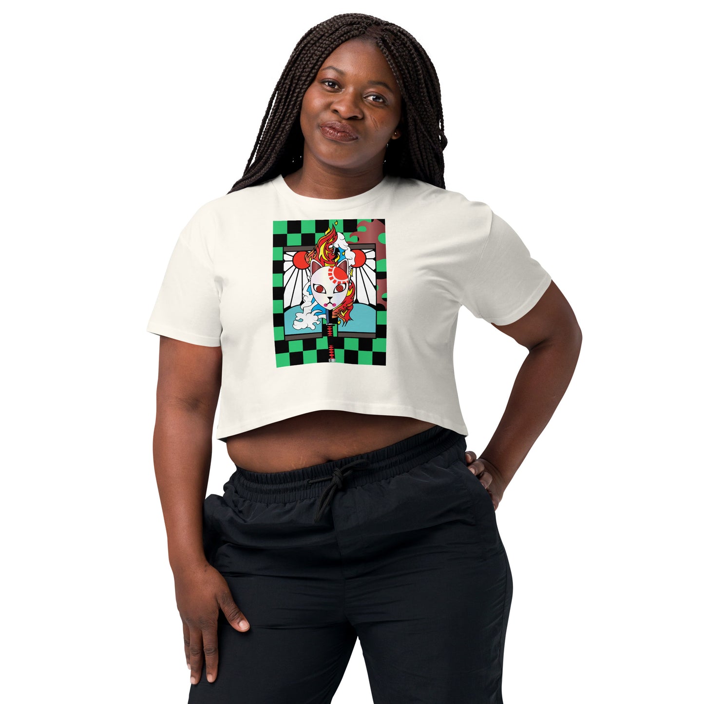 DEMON SLAYER: TAJIRO Women’s crop top