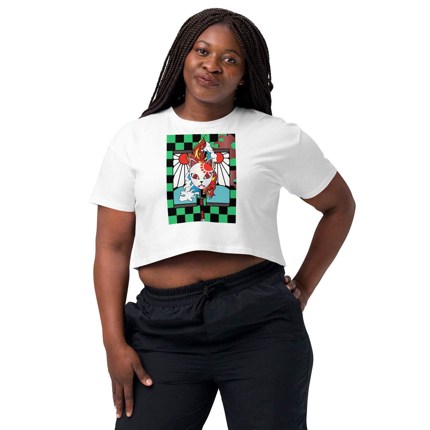 DEMON SLAYER: TAJIRO Women’s crop top