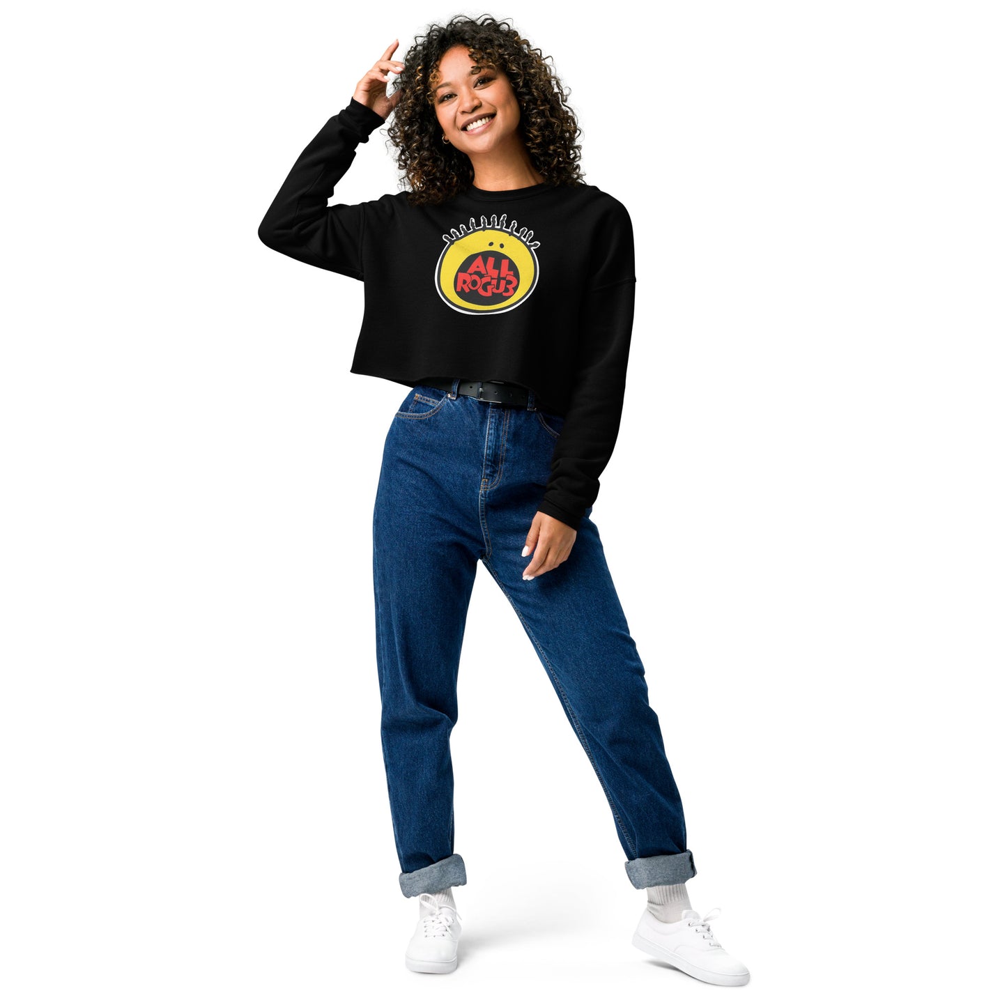 NICK: ALL ROGUE Crop Sweatshirt